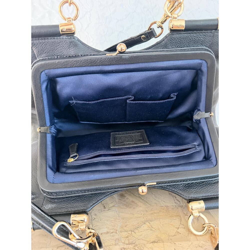 Coach Madison black leather Pinnacle drifter Satchel shoulder bag - Picture 12 of 12